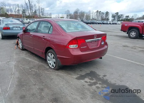 2009 Honda Civic Lx из США, поврежденный, VIN 1HGFA16529L000403